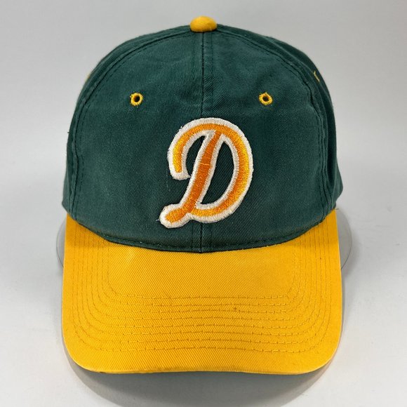 Youngan Other - VTG Youngan Kudzu Tulsa Drillers Snapback Baseball Hat Cap Green Gold Mens